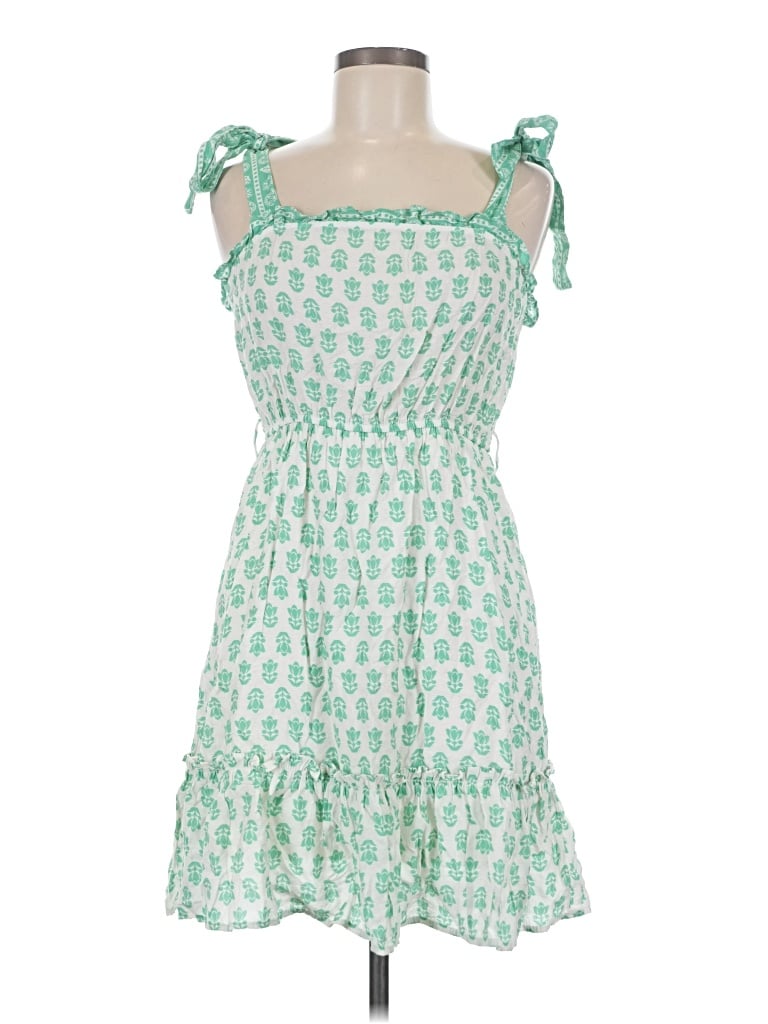 Pre-owned Blu Pepper Casual Dress In Green