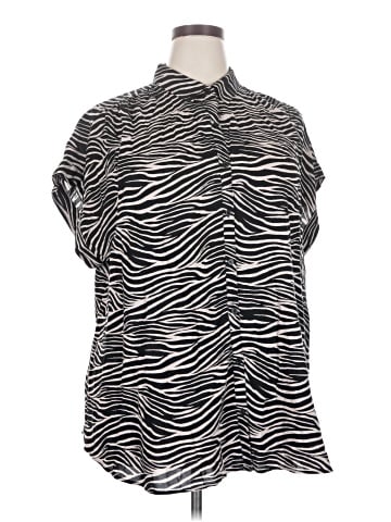 Evri Short Sleeve Blouse (view 1)