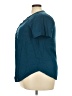 Torrid 100% Polyester Teal Short Sleeve Blouse Size 2X Plus (2) - photo 5