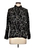 Twik 100% Viscose Print Black Long Sleeve Blouse Size L - photo 1