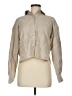 Tuckernuck 100% Cotton Metallic Tan Long Sleeve Blouse Size M - photo 1