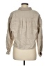 Tuckernuck 100% Cotton Metallic Tan Long Sleeve Blouse Size M - photo 2