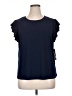 CeCe Blue Sleeveless T-Shirt Size XL - photo 1