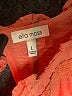 Ella Moss Orange Short Sleeve Blouse Size L - photo 7