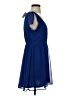 Express Solid Blue Casual Dress Size S - photo 4