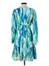BTFBM 100% Polyester Print Blue Casual Dress Size S - photo 2