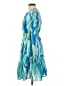 BTFBM 100% Polyester Print Blue Casual Dress Size S - photo 5