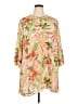 J.Jill 100% Polyester Tropical Tan Casual Dress Size 3X - photo 1