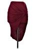 Simlu Burgundy Formal Skirt Size L - photo 1