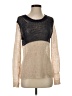 Theory Metallic Tan Pullover Sweater Size S - photo 1