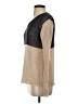 Theory Metallic Tan Pullover Sweater Size S - photo 5