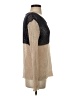 Theory Metallic Tan Pullover Sweater Size S - photo 4