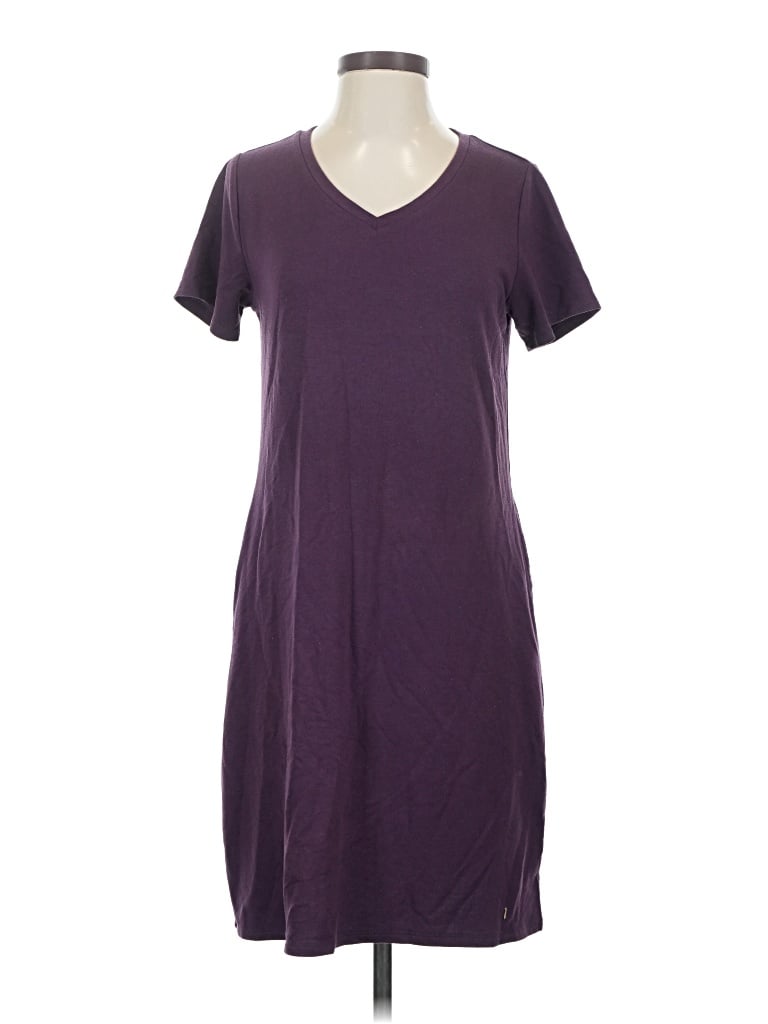 Pre-owned Time And Tru Casual Dress In Purple