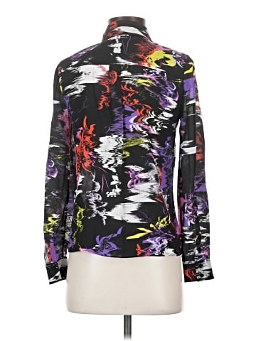 Alice + Olivia Long Sleeve Silk Top (view 2)