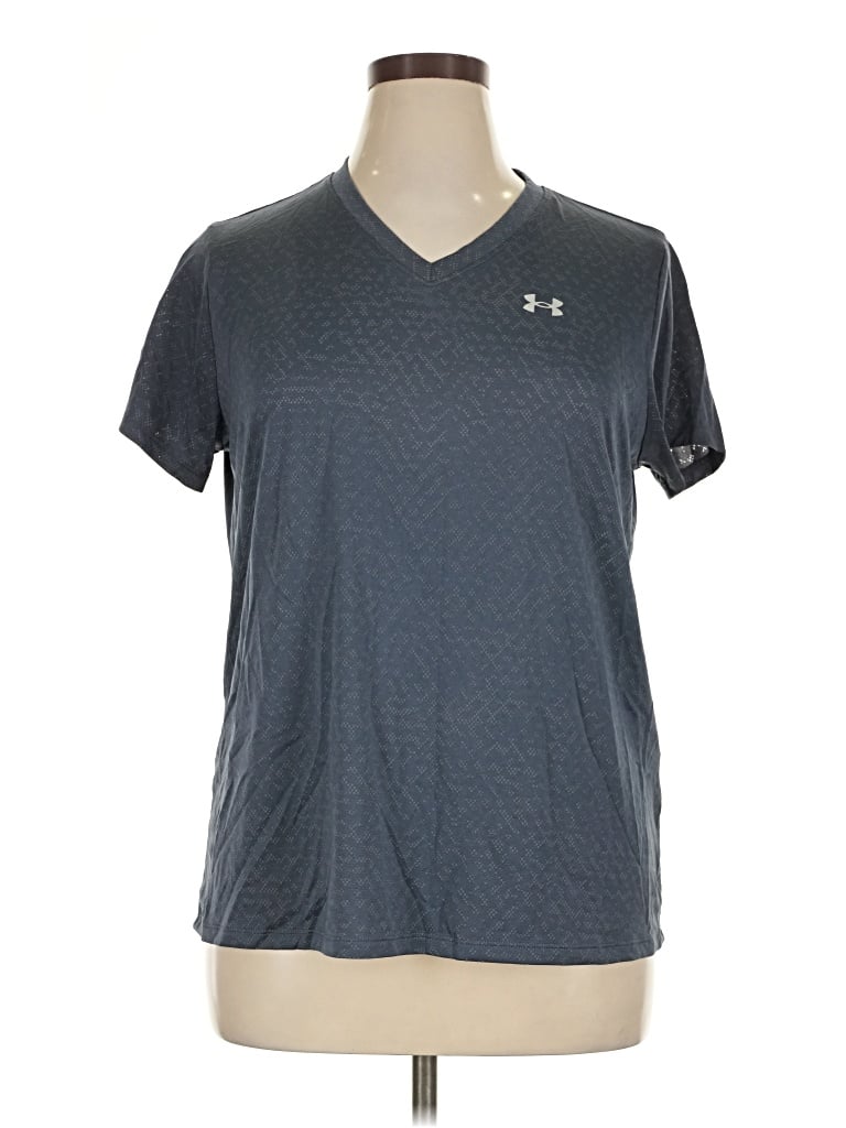 Pre-owned Under Armour Active T-shirt In Gray
