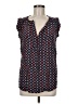 Ann Taylor LOFT 100% Rayon Blue Sleeveless Blouse Size M - photo 1