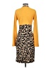 Shein Animal Print Yellow Casual Dress Size 4 - photo 2