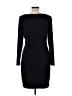 DKNY Solid Black Casual Dress Size 12 - photo 2