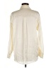 Zara Ivory Long Sleeve Button-Down Shirt Size M - photo 2
