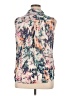Liz Claiborne 100% Polyester Floral Ivory Sleeveless Blouse Size XL Petite - photo 2