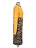 Shein Animal Print Yellow Casual Dress Size 4 - photo 4