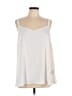 Torrid 100% Polyester Ivory White Sleeveless Blouse Size Lg Plus (0) - photo 1