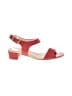 Malu Color Block Red Sandals Size 9 - photo 1