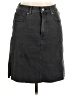 Express Black Denim Skirt Size 6 - photo 1