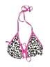 Unbranded Animal Print Pink Swimsuit Top Size L - photo 1