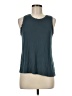 Halogen Teal Sleeveless T-Shirt Size M - photo 1