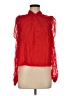 Saylor Red Long Sleeve Blouse Size M - photo 1