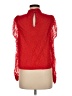 Saylor Red Long Sleeve Blouse Size M - photo 2