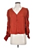 Shore 100% Rayon Orange 3/4 Sleeve Blouse Size XS - photo 1