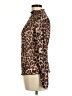 Unbranded Animal Print Brown Long Sleeve Blouse Size M - photo 5