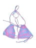 Unbranded Print Pink Swimsuit Top Size M - photo 1