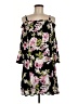 Lily Rose 100% Polyester Floral Black Casual Dress Size M - photo 1