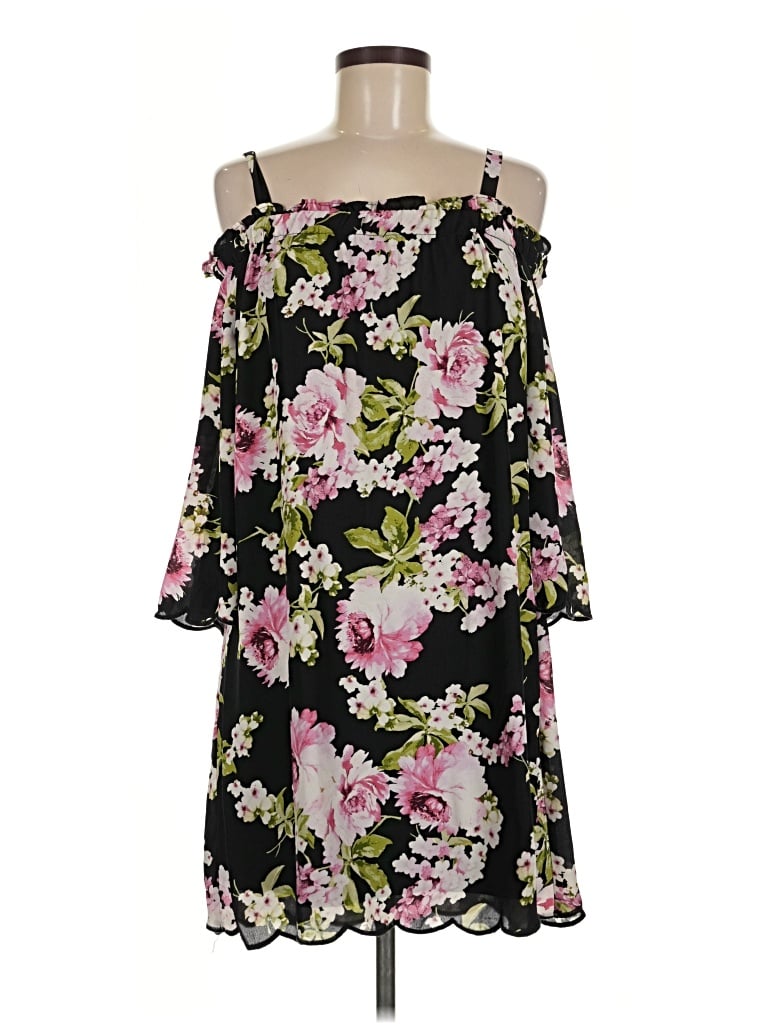 Pre-owned Lily Rose Casual Dress In Black