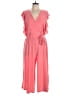 Sandra Darren Solid Pink Jumpsuit Size 12 - photo 1