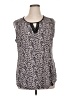 Christopher & Banks Black Sleeveless Blouse Size XL - photo 1