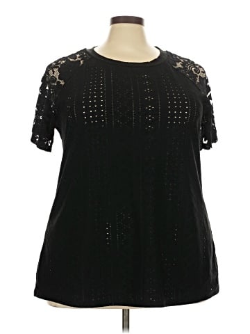 BLOOMCHIC Short Sleeve Top (view 1)