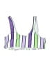 Shein Stripes Purple Swimsuit Top Size L - photo 2