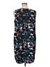 Halogen 100% Polyester Print Blue Cocktail Dress Size XL - photo 2