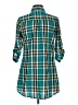 Red Camel Plaid Teal 3/4 Sleeve Button-Down Shirt Size L - photo 2