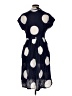 Boden Polka Dots Blue Casual Dress Size 6L - photo 2