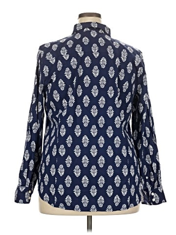 J.Crew Factory Store Long Sleeve Button-Down Shirt (view 2)