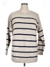 a.n.a. A New Approach 100% Acrylic Stripes Ivory Pullover Sweater Size XL - photo 1