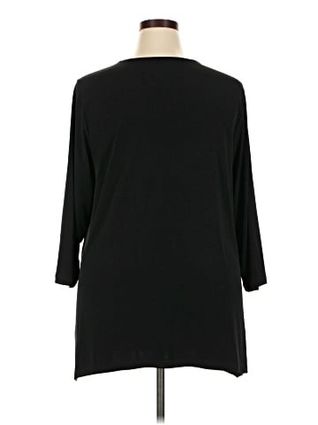 JM Collection 3/4 Sleeve Blouse (view 2)