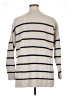 a.n.a. A New Approach 100% Acrylic Stripes Ivory Pullover Sweater Size XL - photo 2