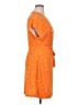 Nine West Paisley Orange Casual Dress Size XL - photo 4