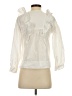 J.Crew 100% Cotton Ivory Long Sleeve Blouse Size 00 - photo 2
